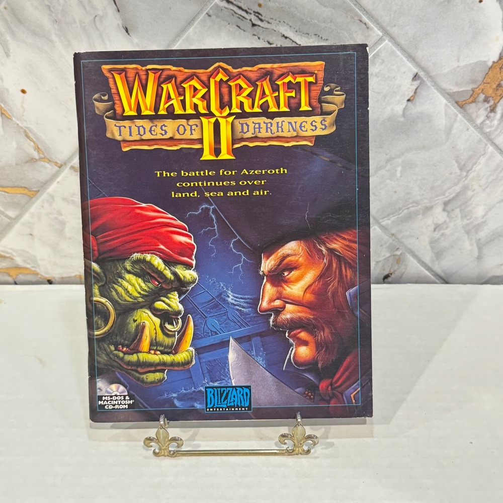 Warcraft‎ II Tides of Darkness Original Manual Only Blizzard PC 1996